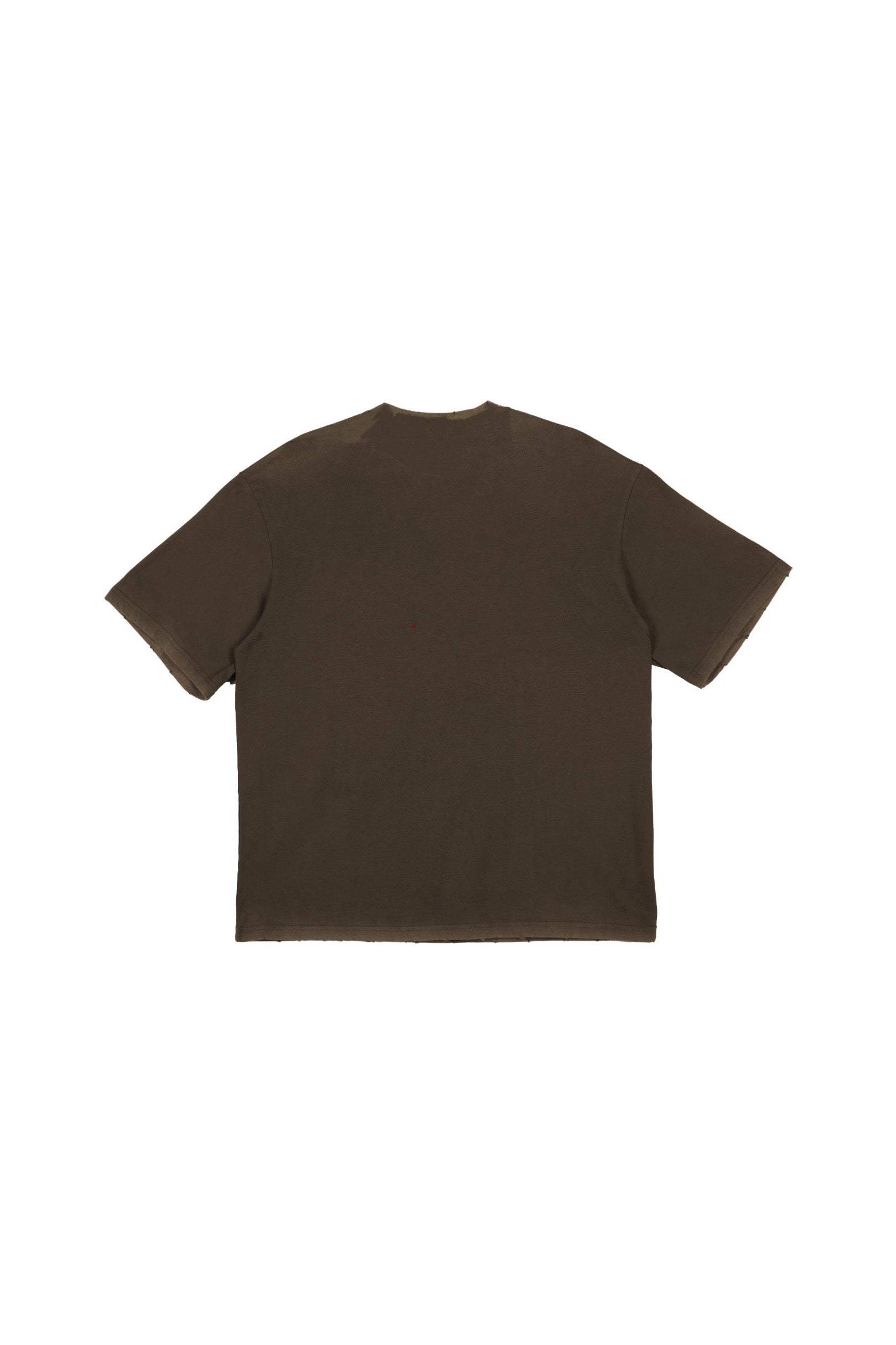 WHATEVER GLITCH BROWN TEE