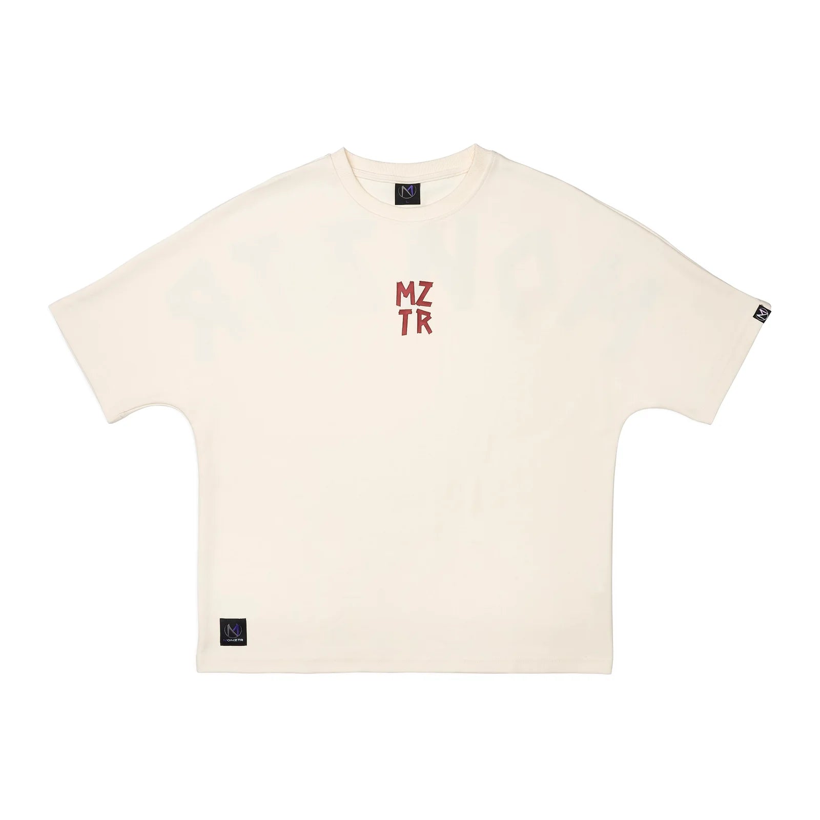 MONZTR TAPE TEE CREAM