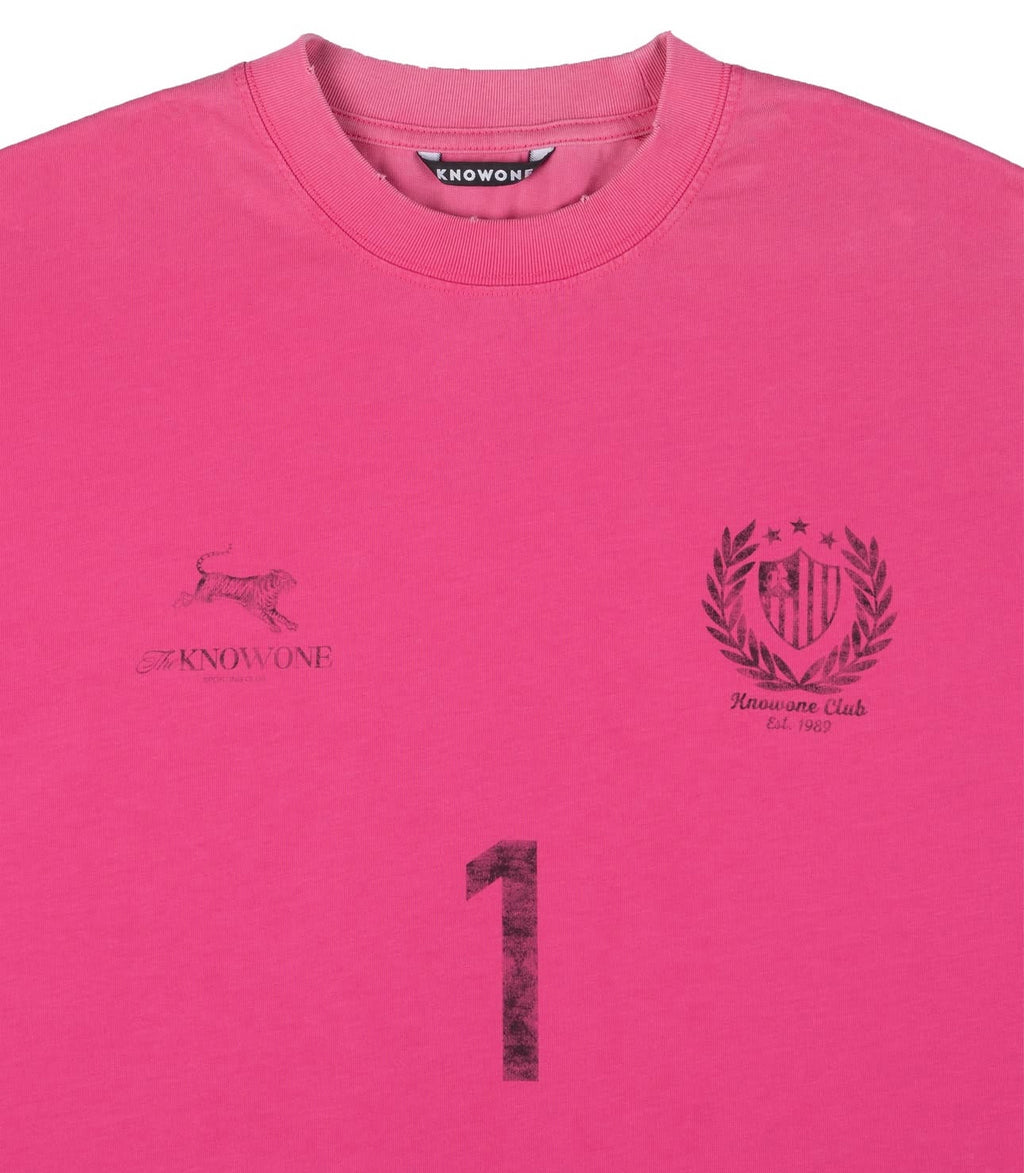 KNOWONE FOOTBALL TEE PINK