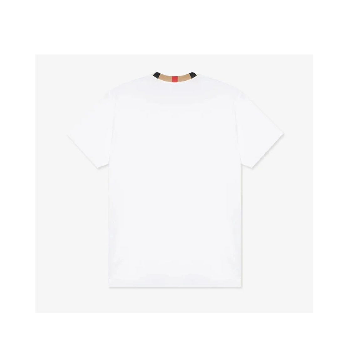 BURBERRY EMBRD TEE WHITE
