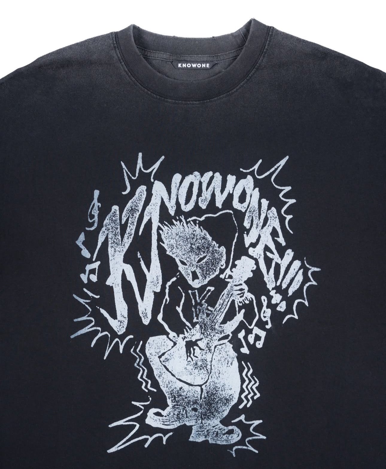 KNOWONE BAND ROCK TEE BLACK