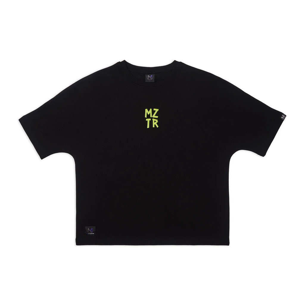 MONZTR TAPE TEE BLACK