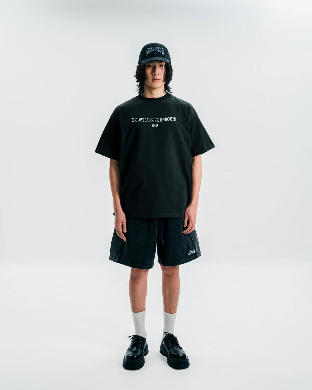 WHOCARES NO DOUBT TEE BLACK