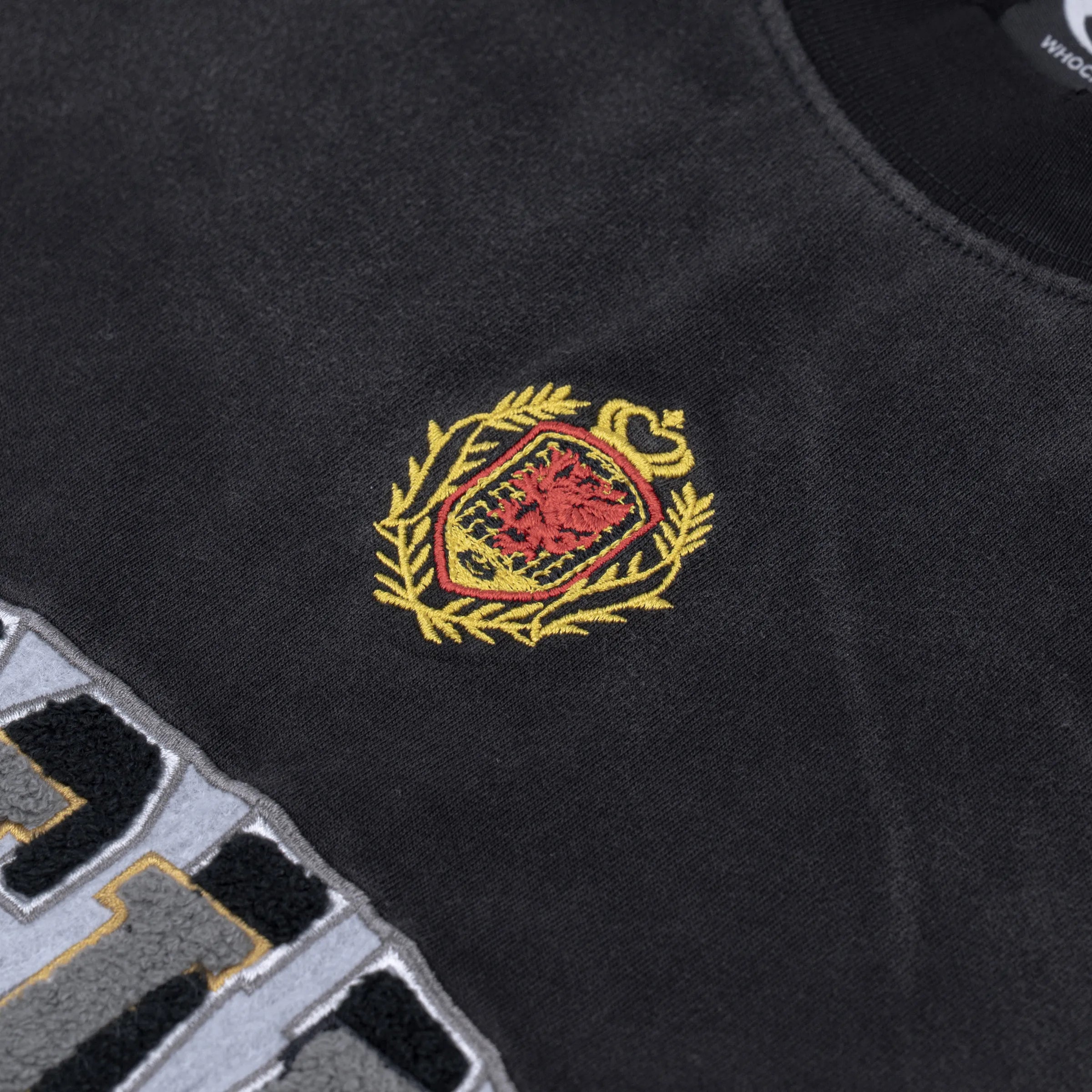 WHOCARES DOUBT PATCH TEE BLACK