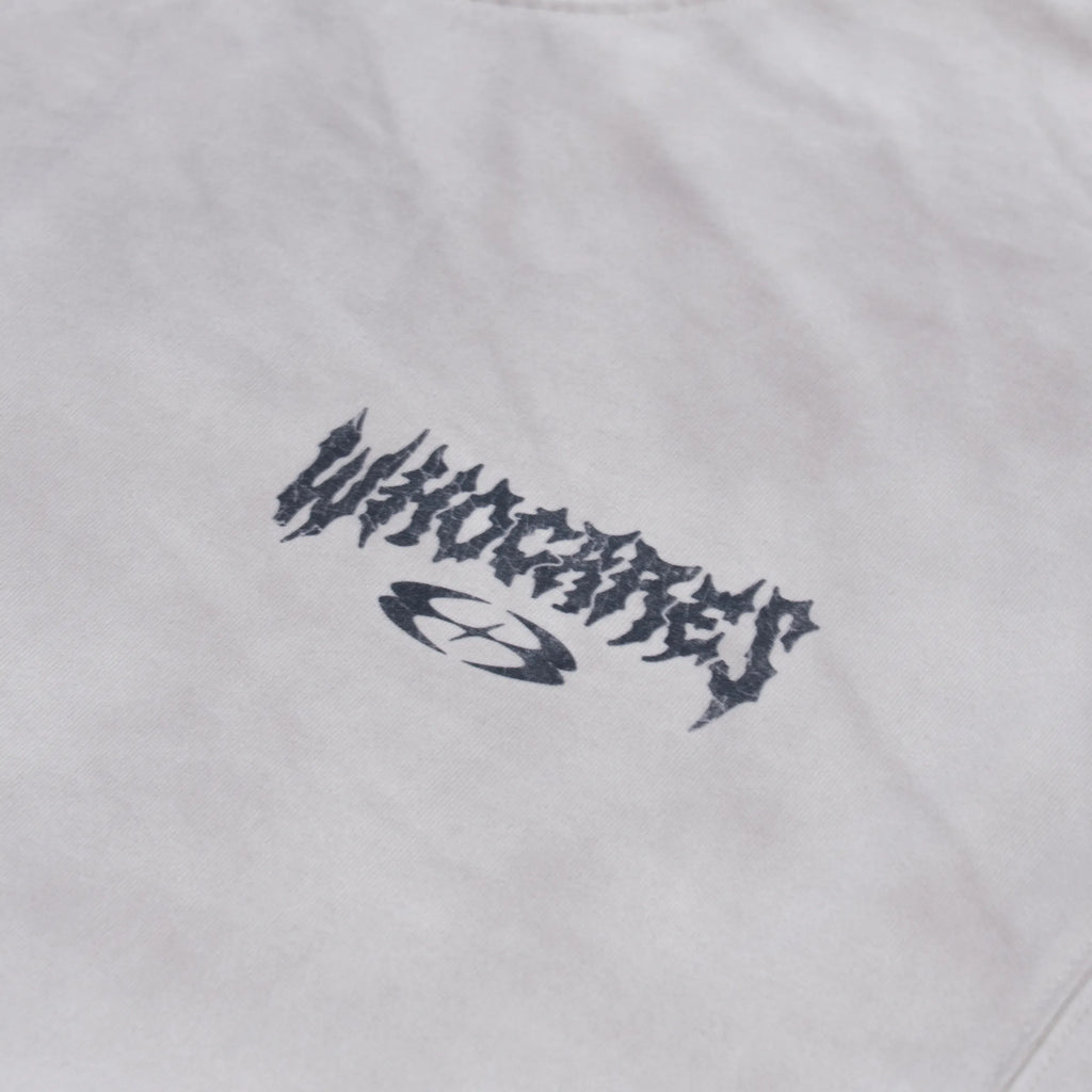 WHOCARES NO FEAR QUOTE TEE WHITE