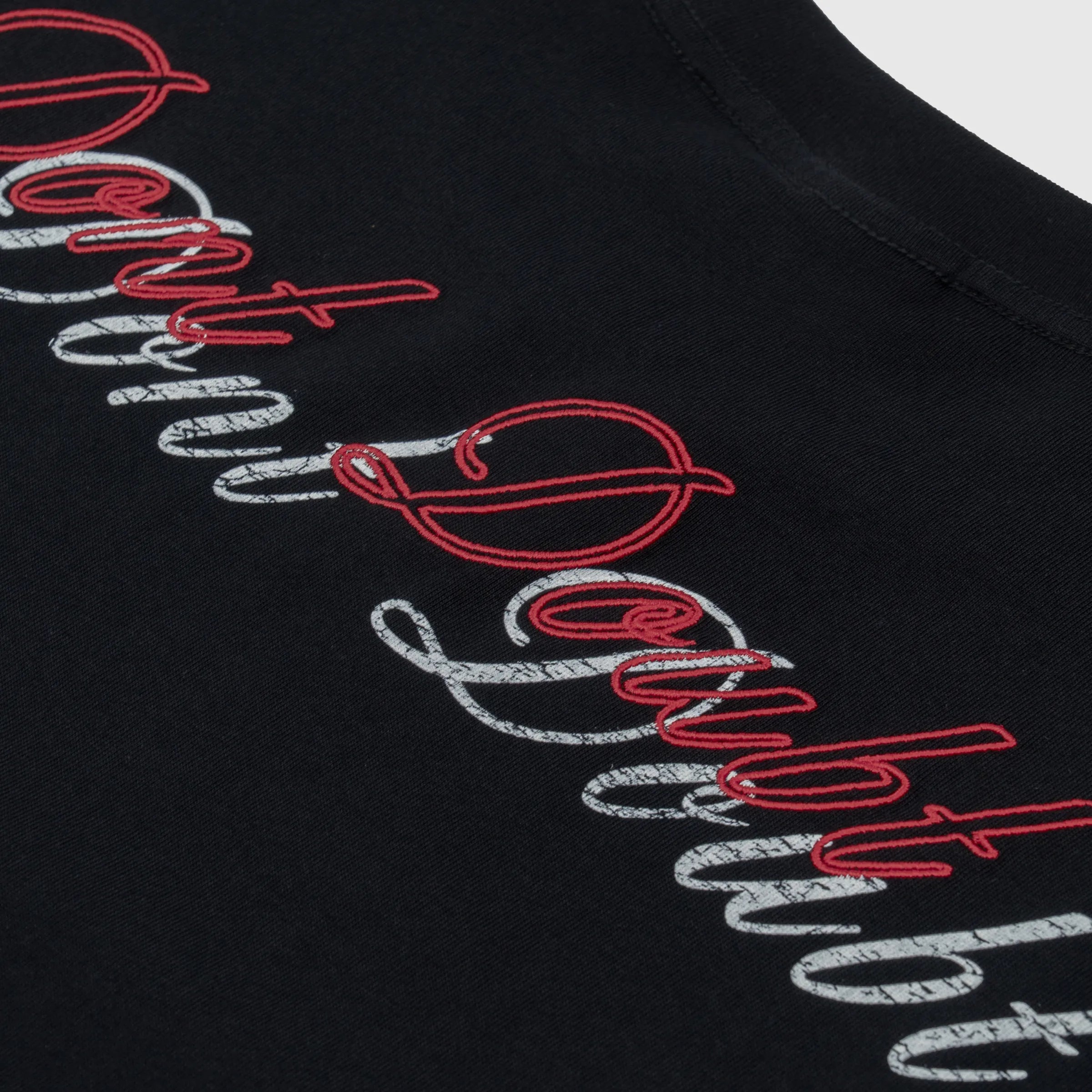 WHOCARES DD VARSITY TEE BLACK