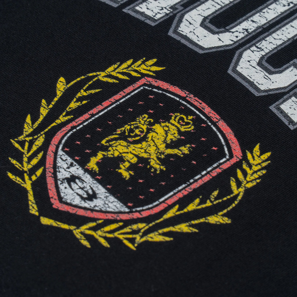 WHOCARES DD VARSITY TEE BLACK