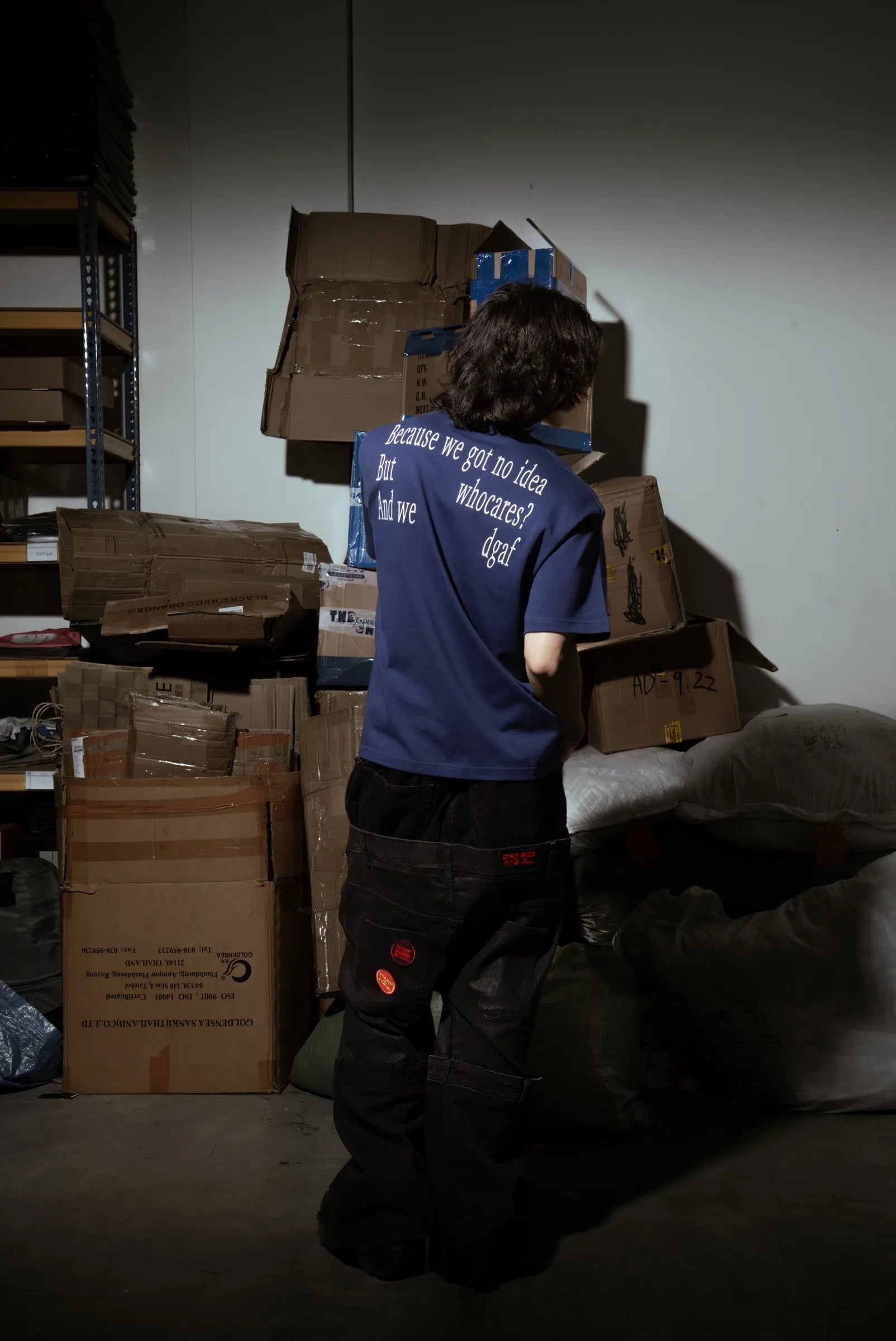 WHOCARES NO IDEA TEE BLUE