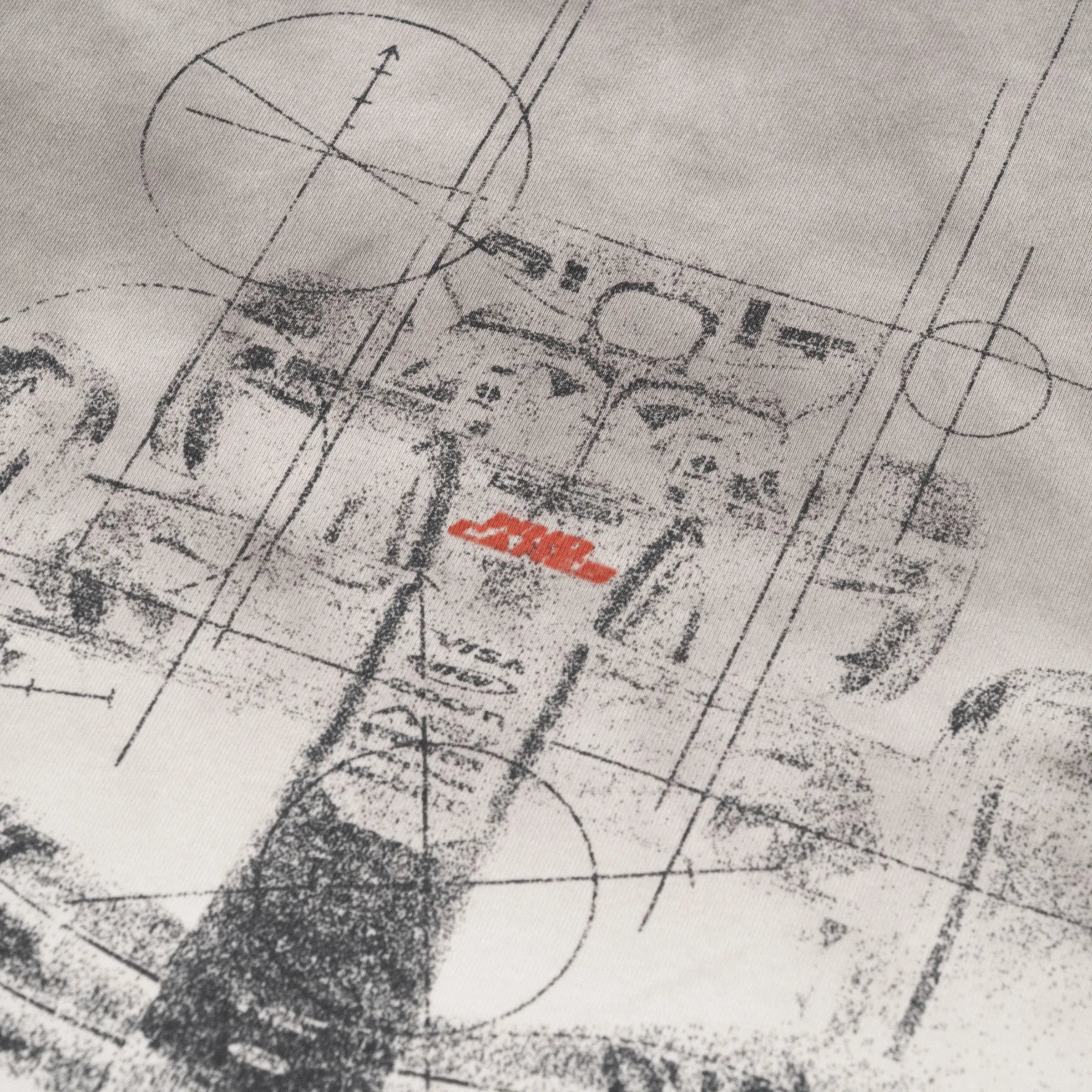 WHOCARES WASHED TURBO MODE TEE  WHITE