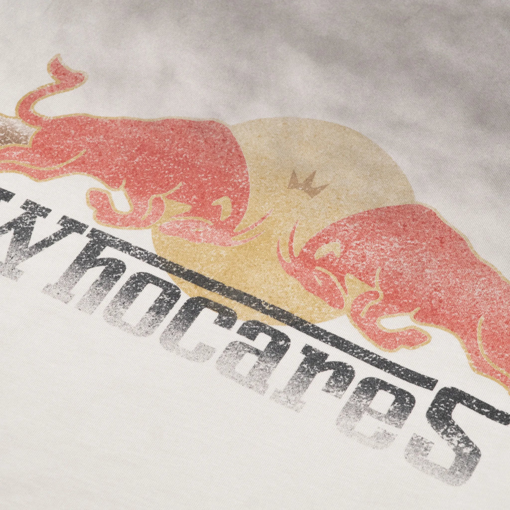 WHOCARES WASHED TURBO MODE TEE  WHITE