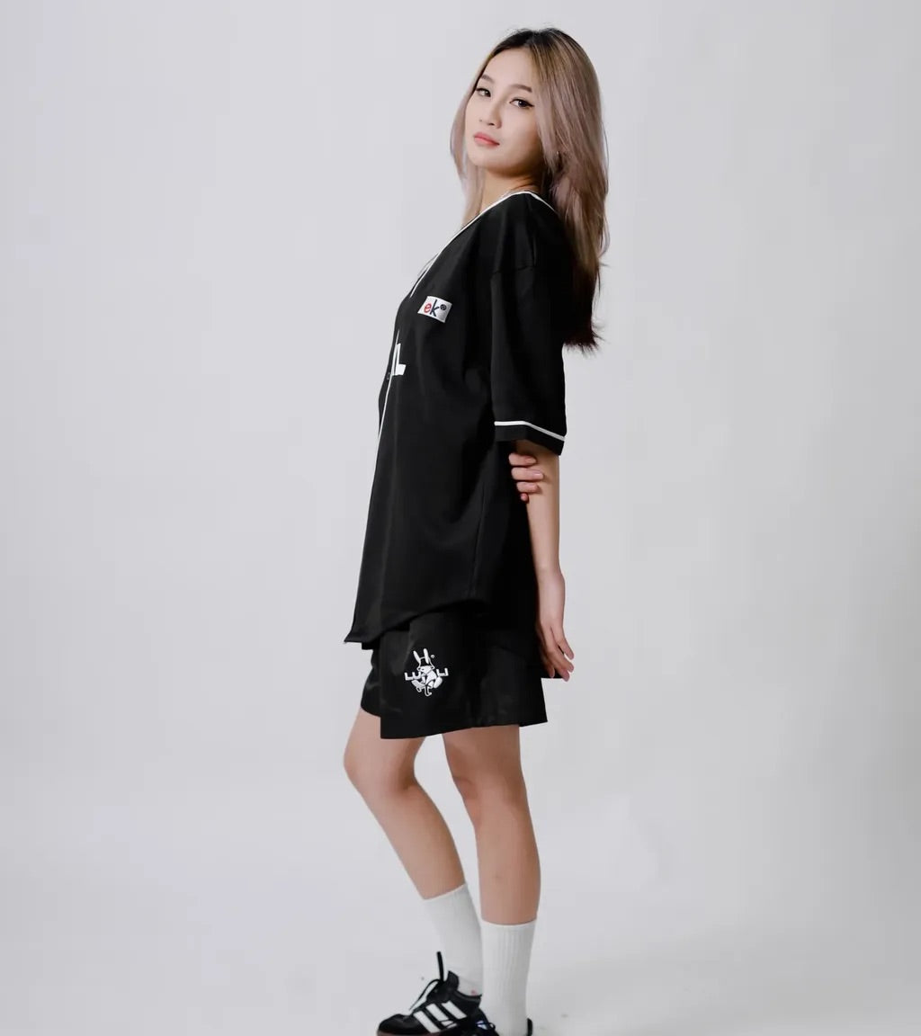 LUXLI ANAGRAM SHORTS