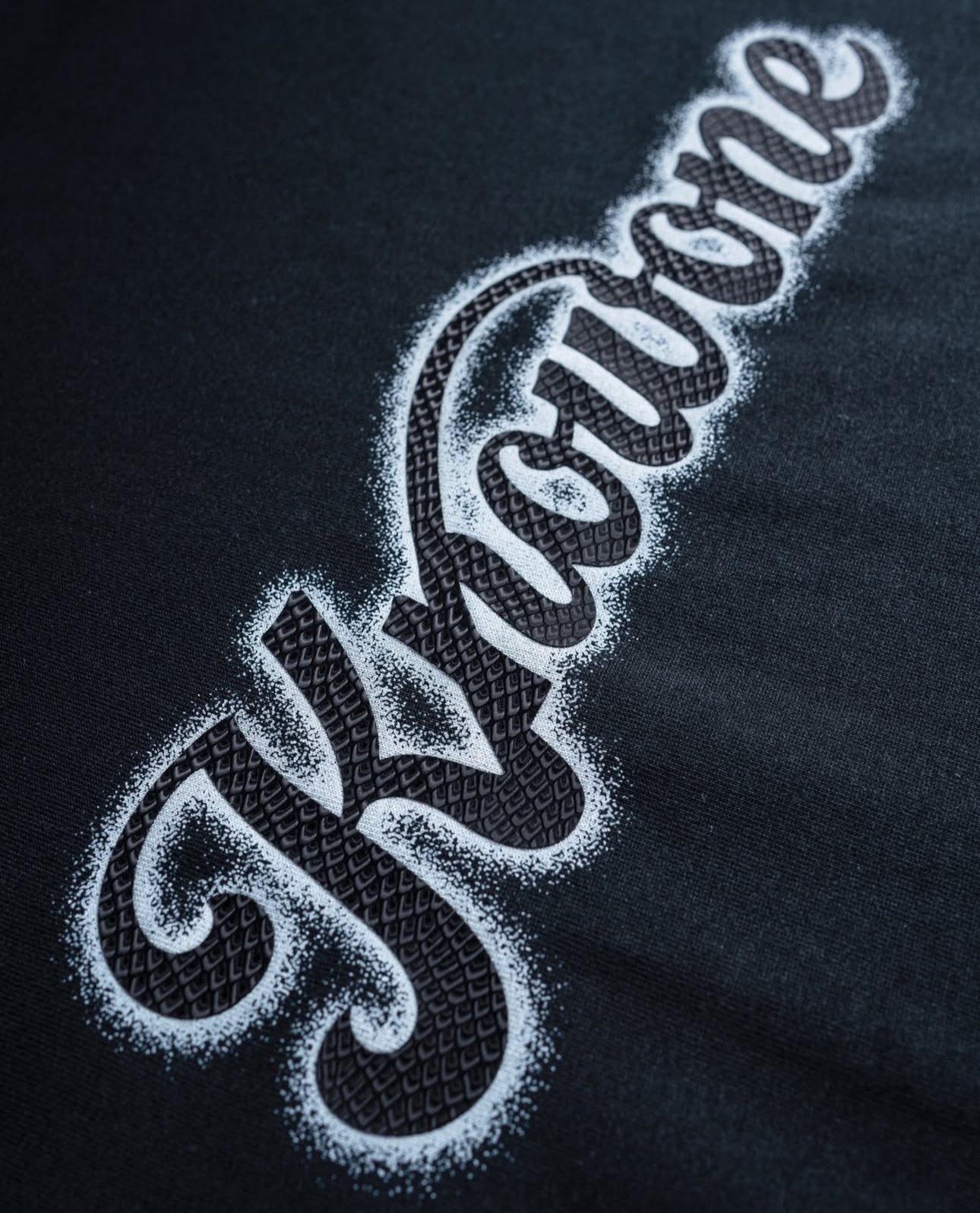 KNOWONE SNAKE EMBOSSED TEE MAMBA BLACK