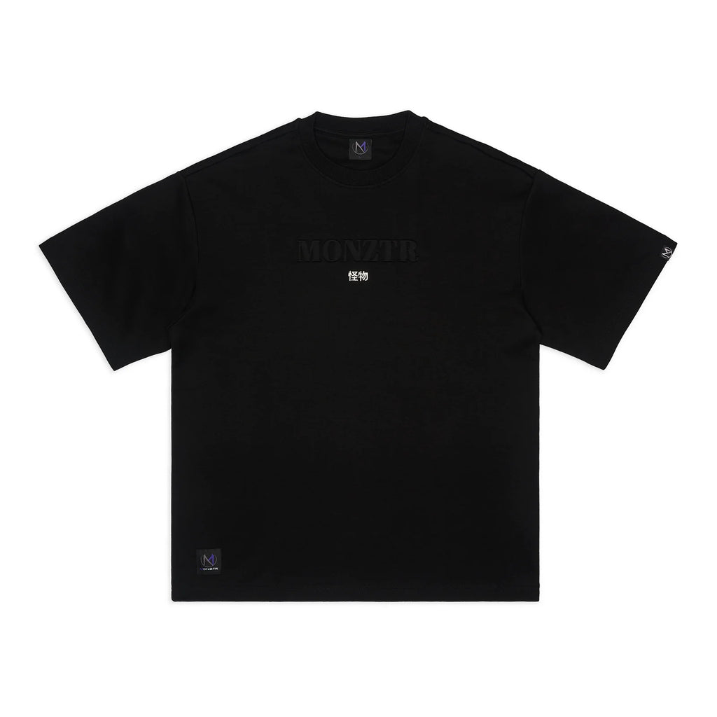 MONZTR PUFF TEE BLACK