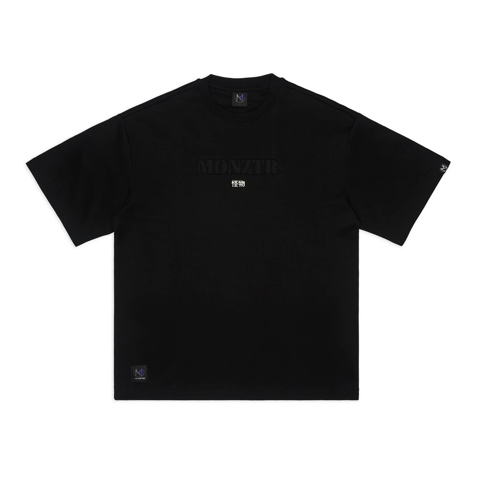 MONZTR PUFF TEE BLACK