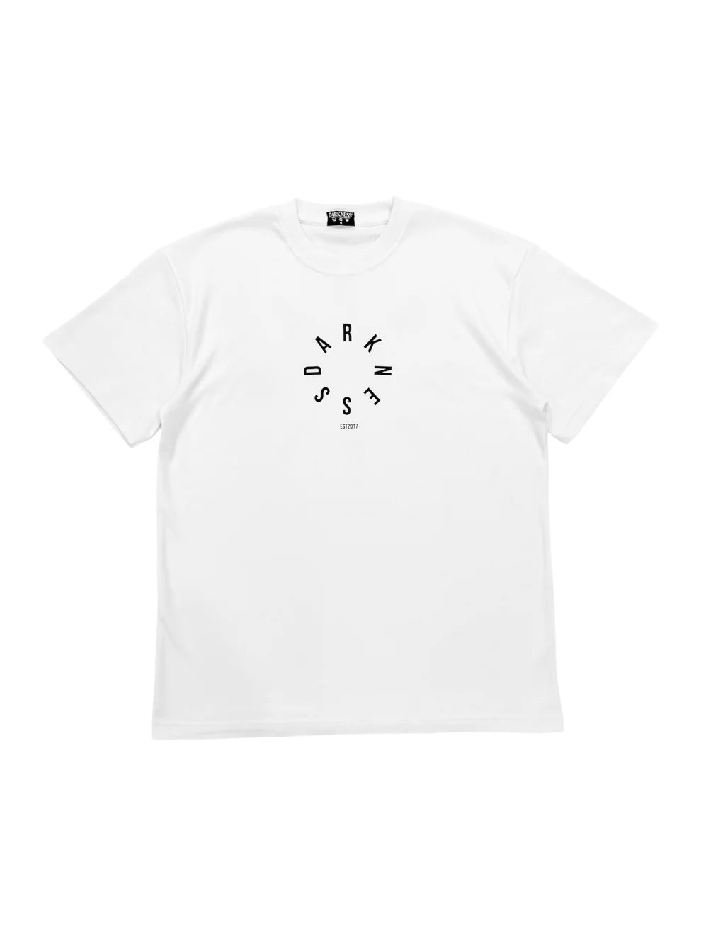 DARKNESS LUXE CIRCLE TEE WHITE