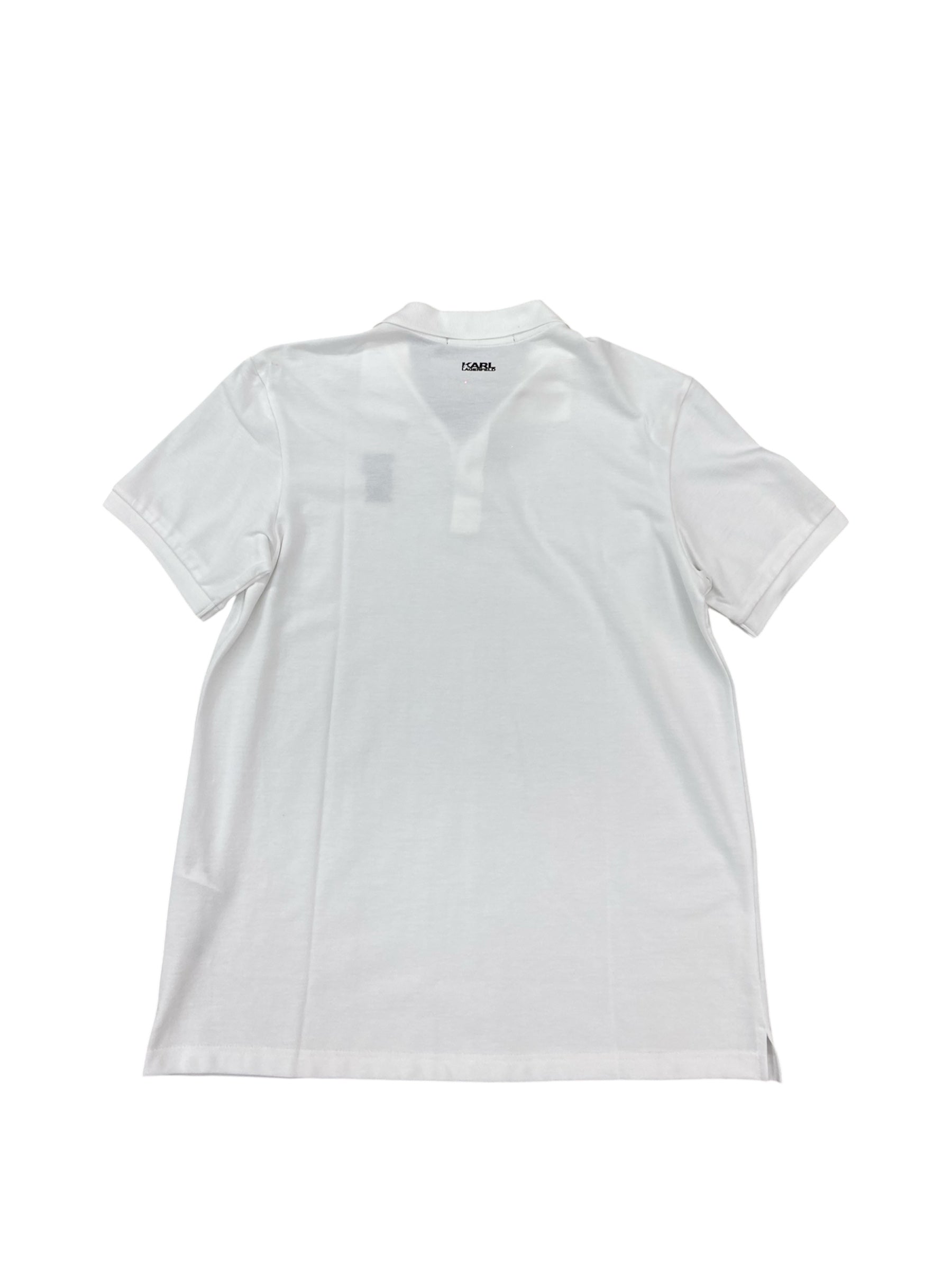 KARL POLO TEE WHITE