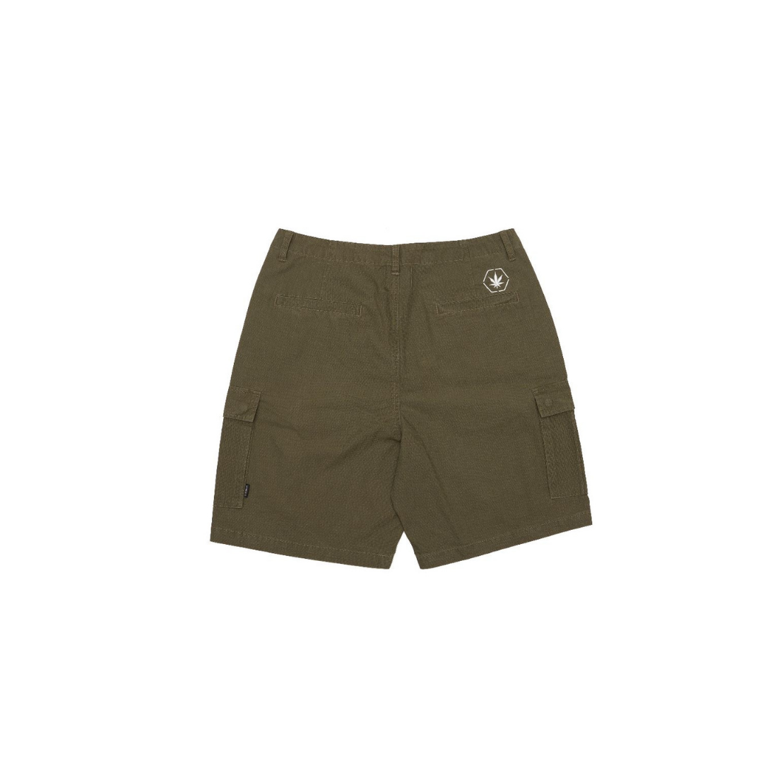 STONED CARGO SHORT OLIVE