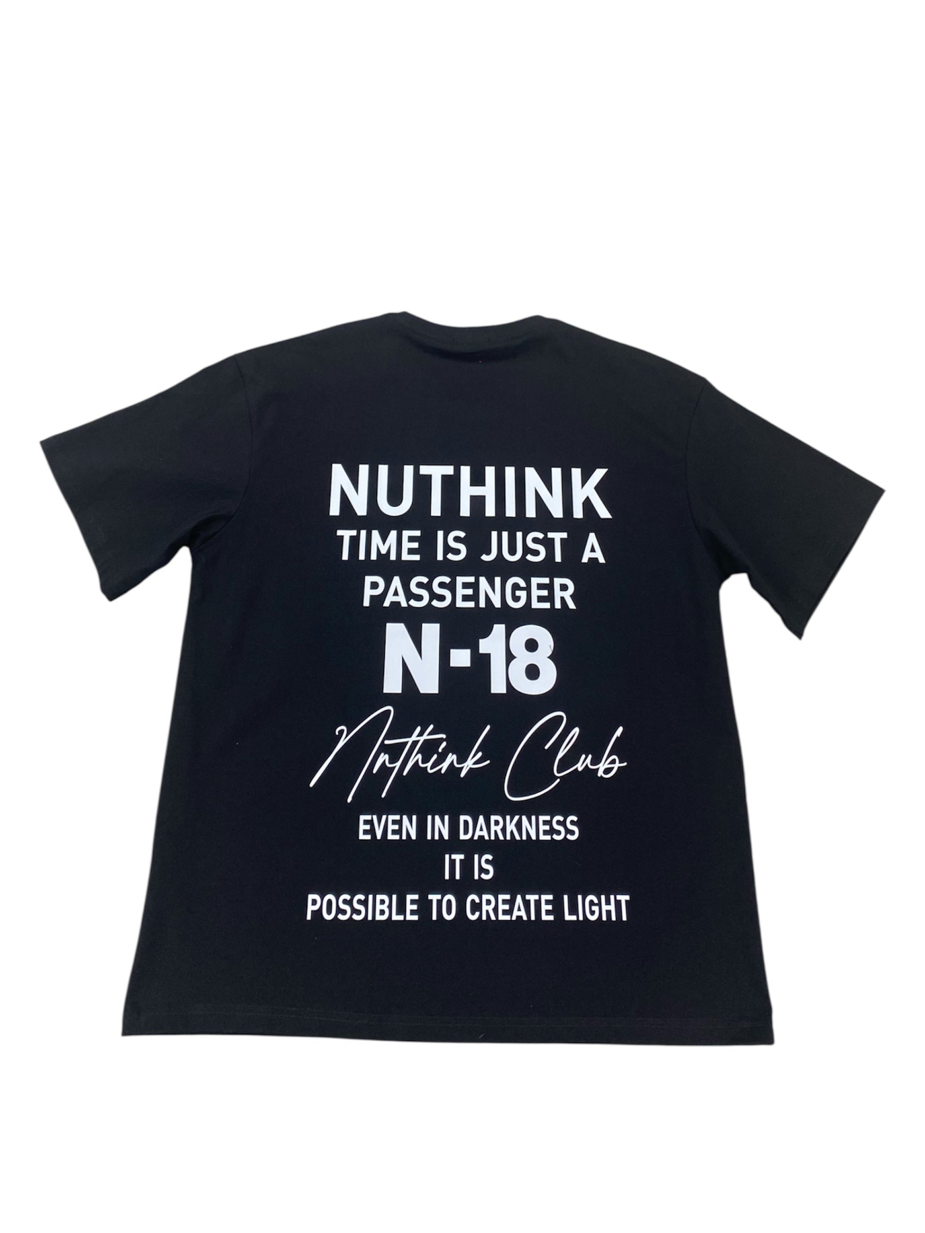 NUTHINK CLASSIC TEE BLACK