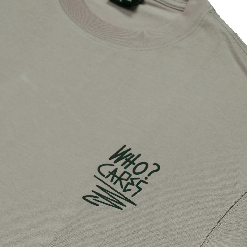 WHOCARES SMILEY KHAKI TEE