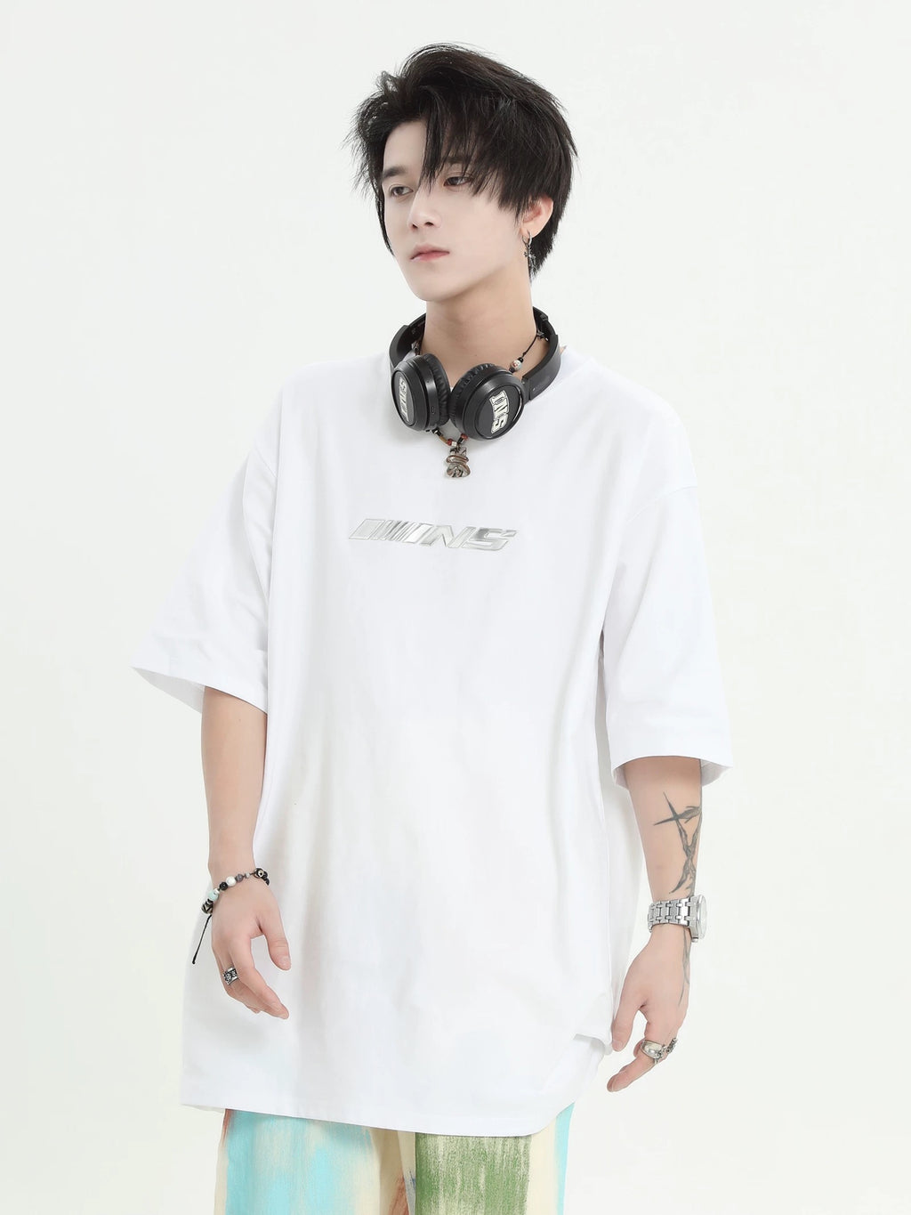 INS CHORME WHITE TEE