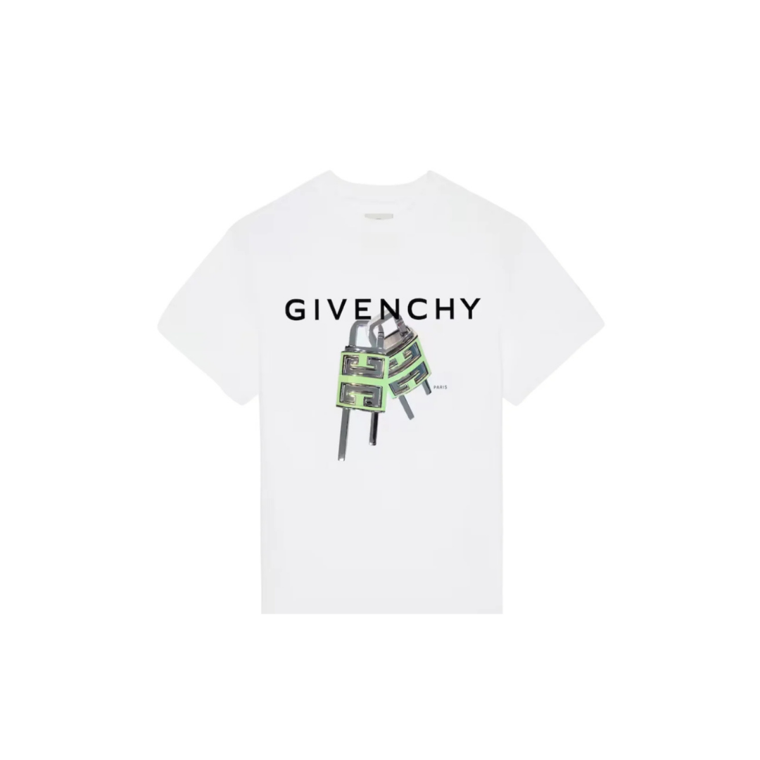 GIVENCHY LOCK TEE WHITE