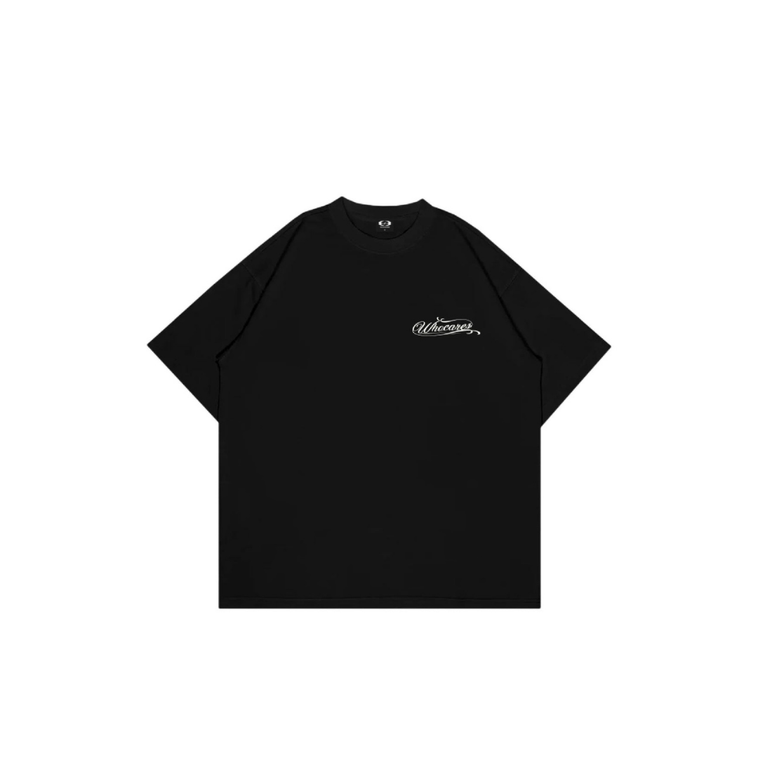 WHOCARE EMBLEM TEE BLACK