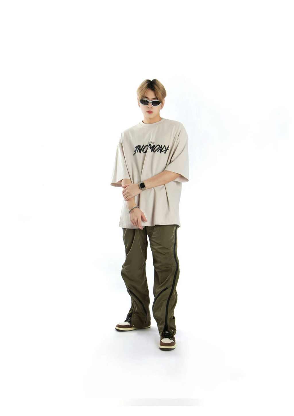 KNOWONE BASIC TEE ALMOND