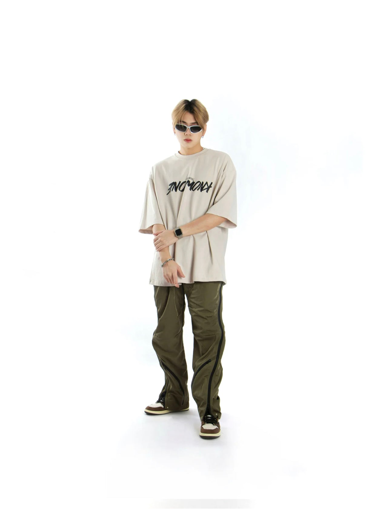 KNOWONE BASIC TEE ALMOND