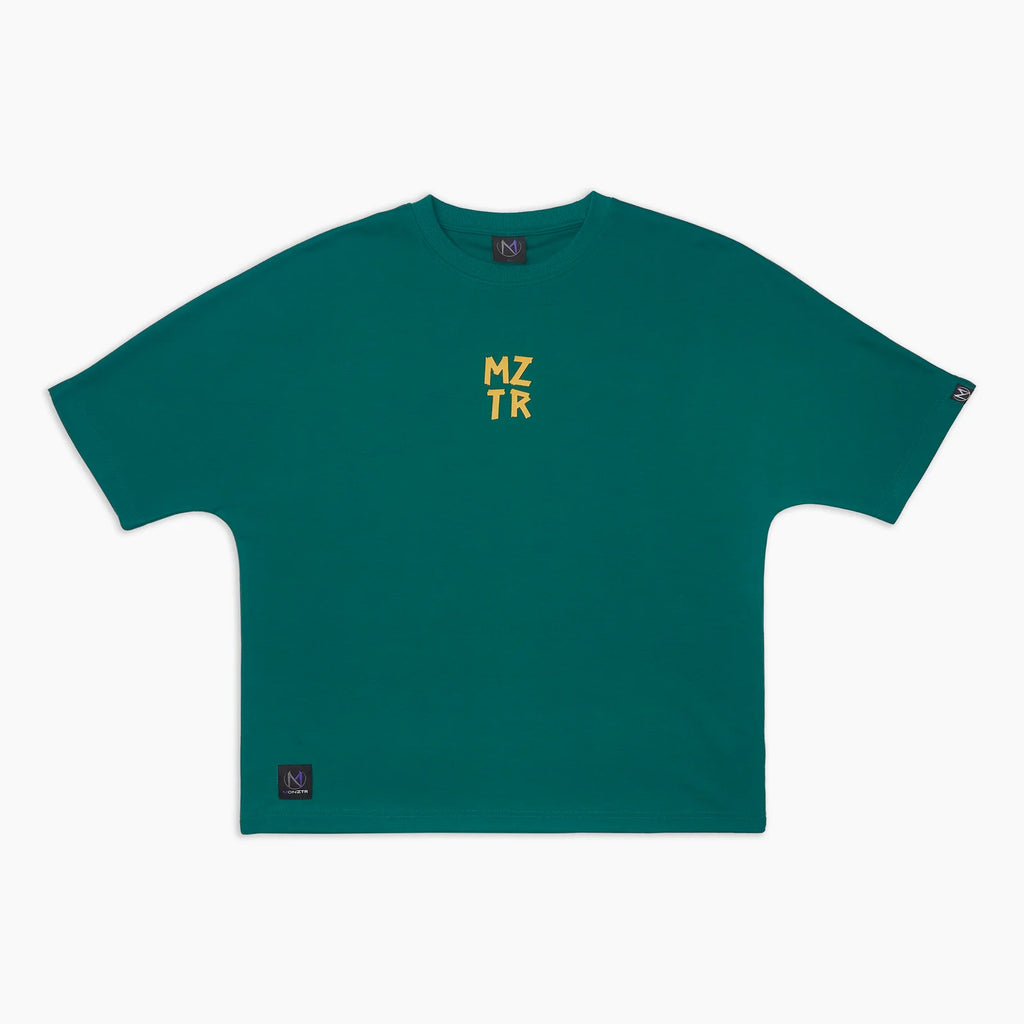 MONZTR TAPE TEE GREEN