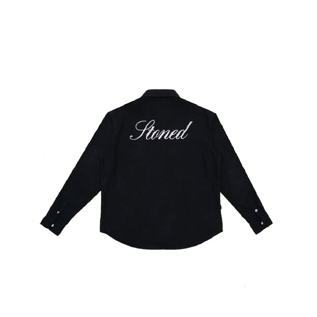 STONED BLESSED 25 SHIRT BLACK
