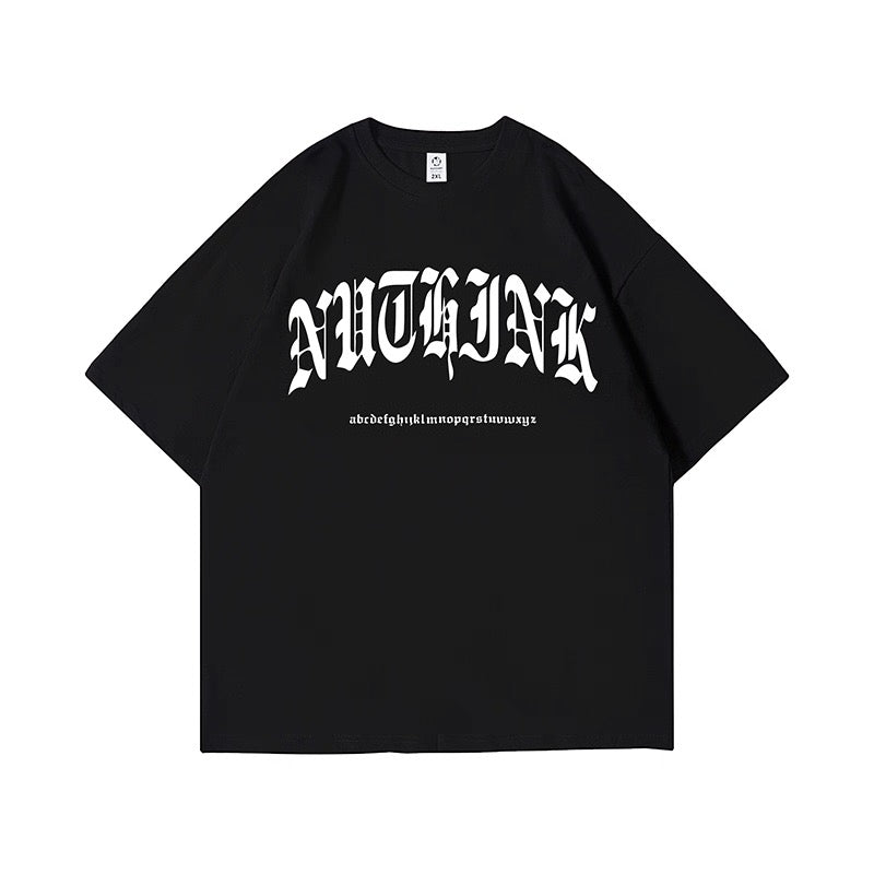 NUTHINK CHROME  TEE BLACK