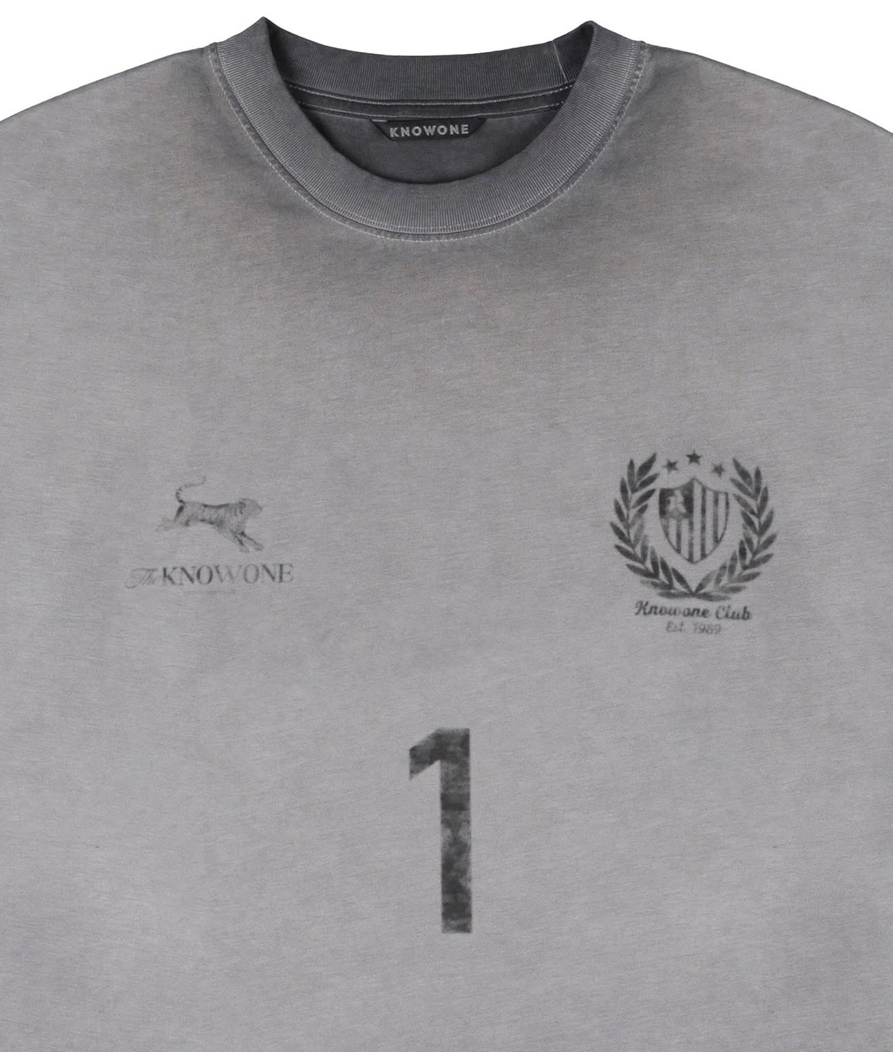 KNOWONE FOOTBALL TEE GREY