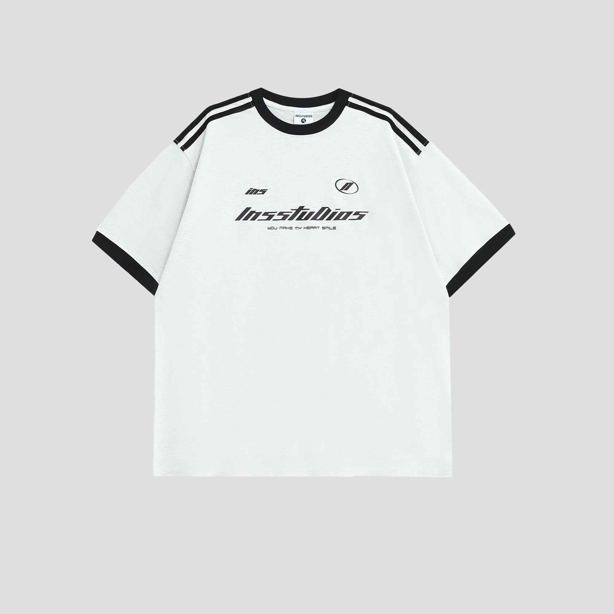 INS LINE GREY TEE