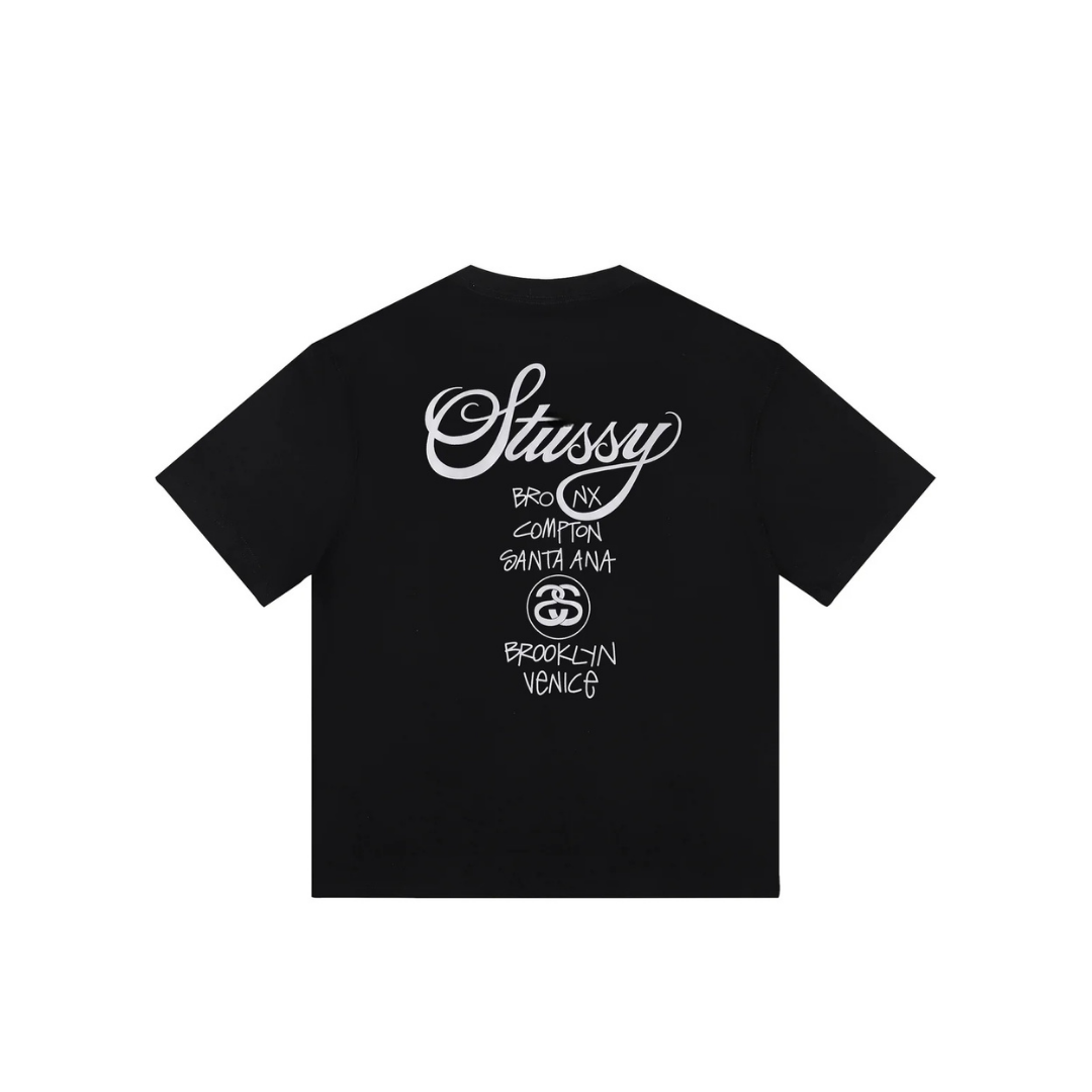 STUSSY SHAKES TEE BLACK