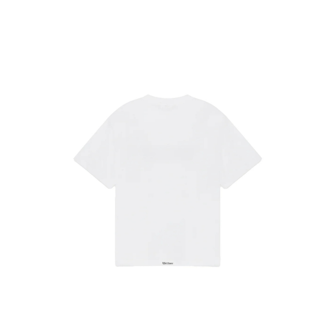 WE11DONE GOTHIC TEE WHITE