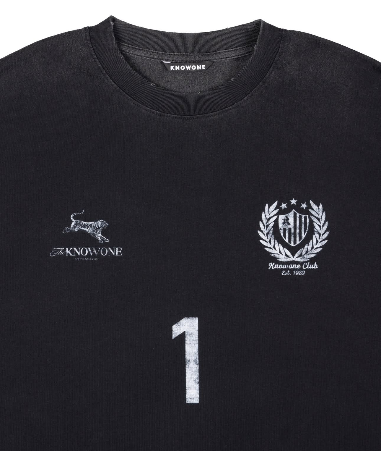 KNOWONE FOOTBALL TEE BLACK