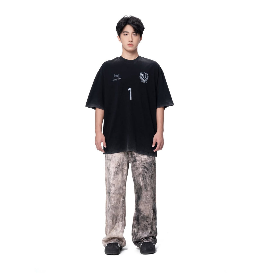KNOWONE FOOTBALL TEE BLACK