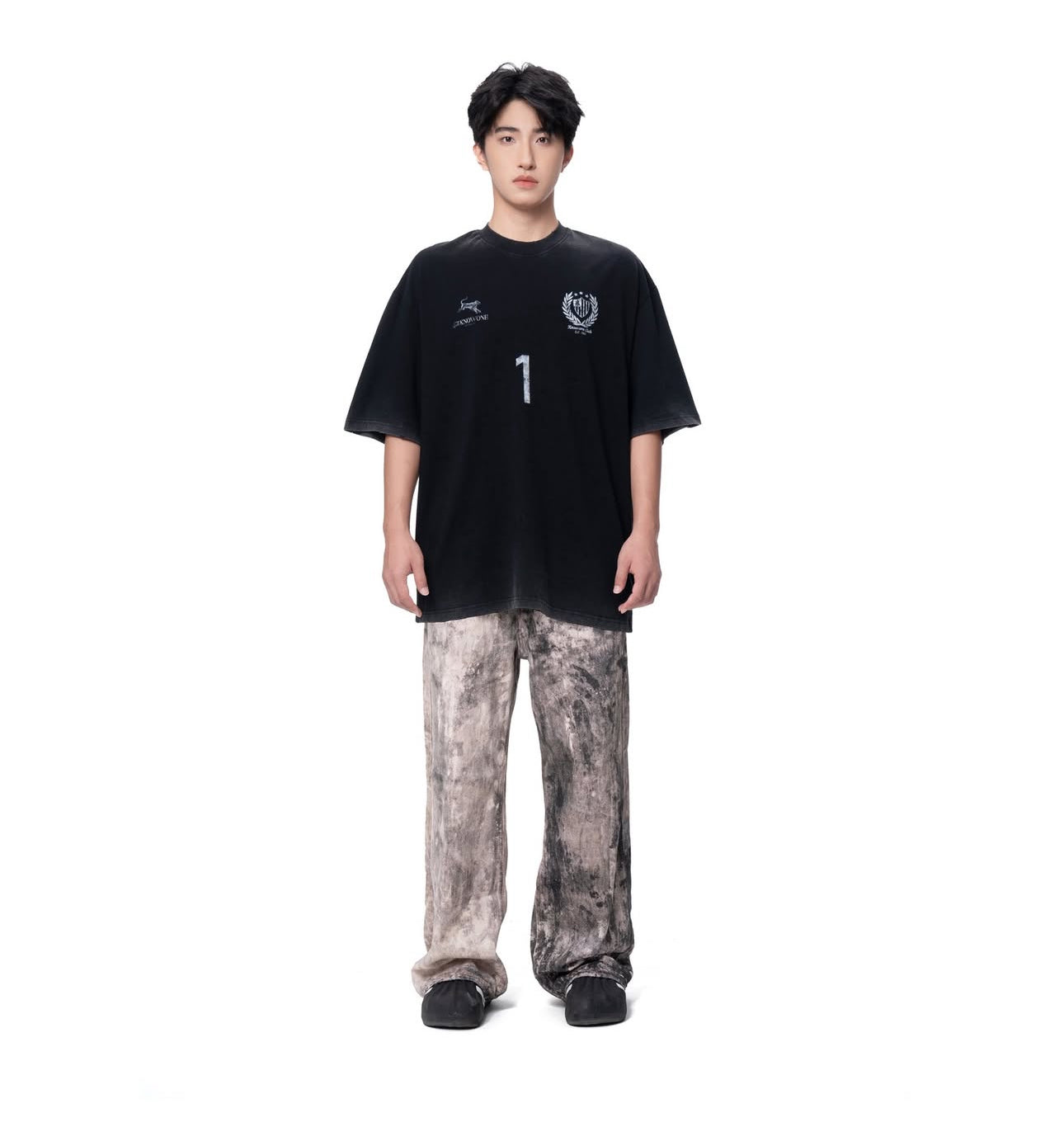 KNOWONE FOOTBALL TEE BLACK