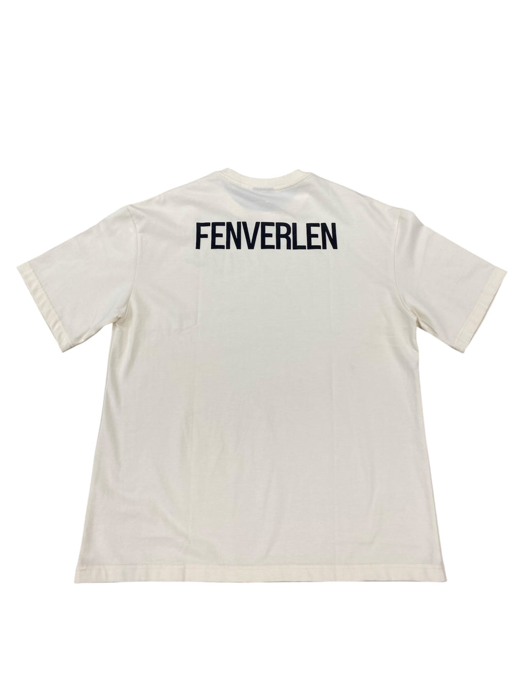 FENVERLAN EMBOSSED WORDING TEE CREAM