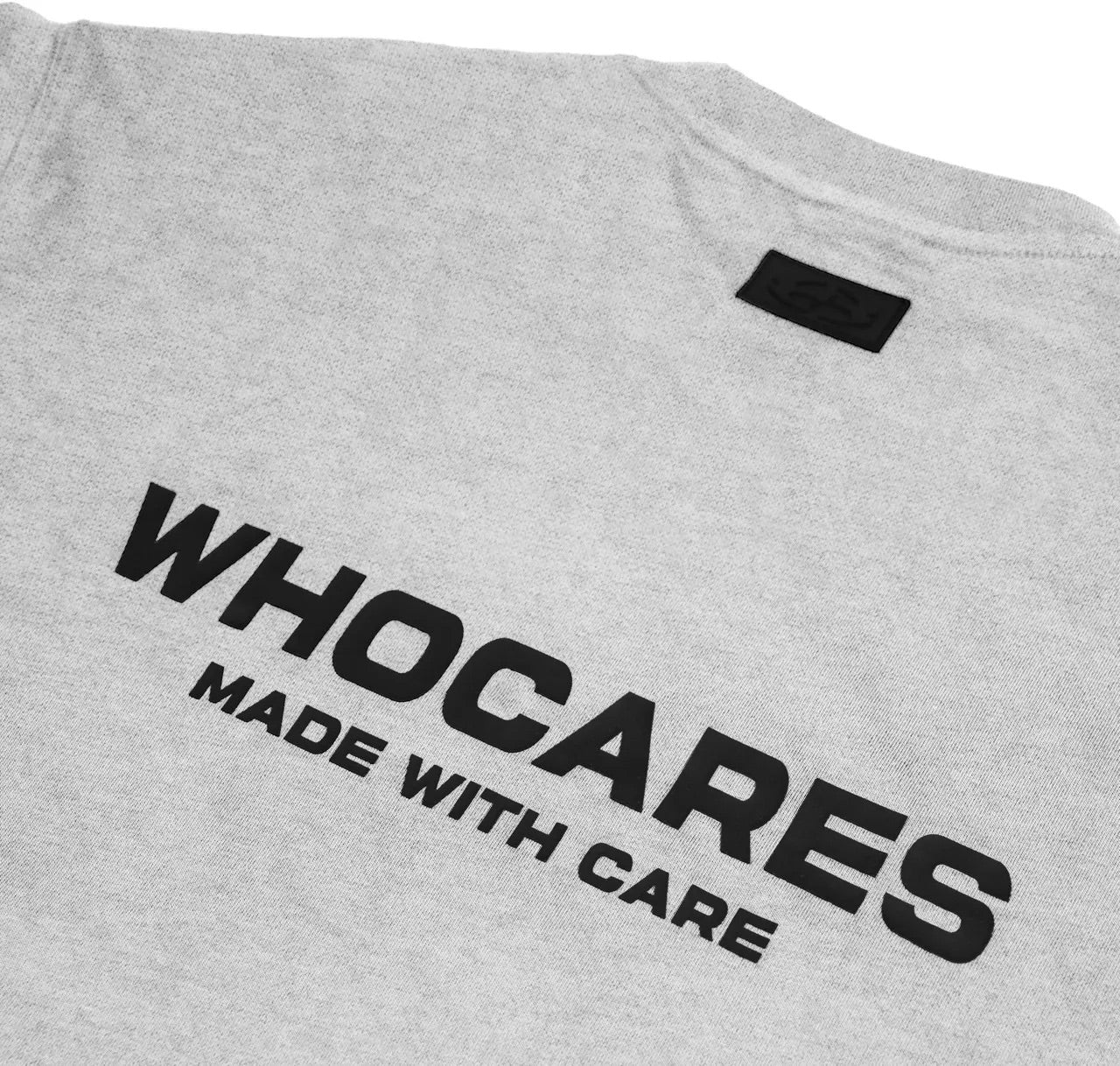 WHOCARES LOGO TEE GREY