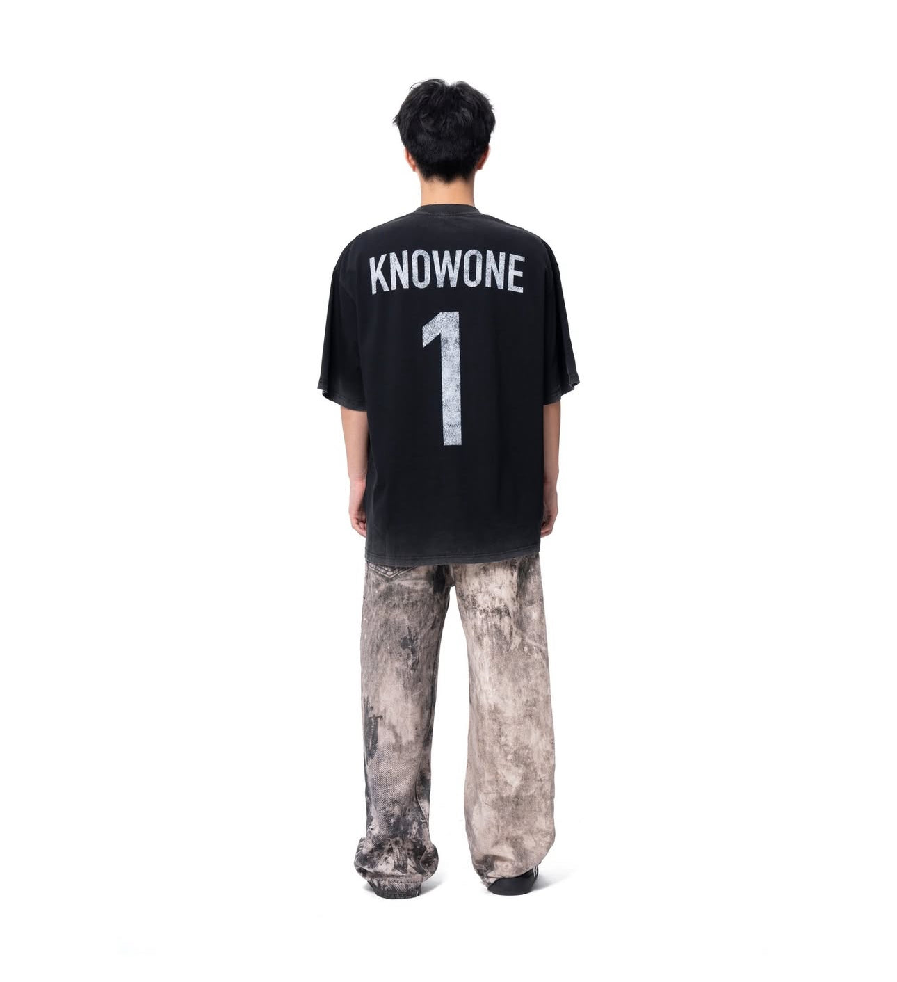 KNOWONE FOOTBALL TEE BLACK