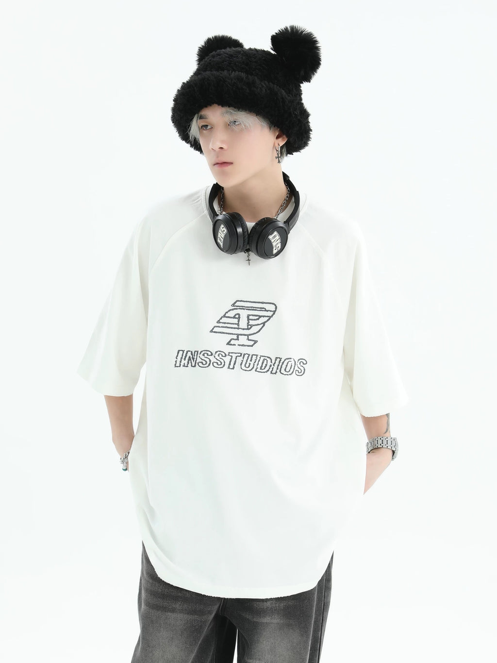 INS MP EMBRDB WHITE TEE