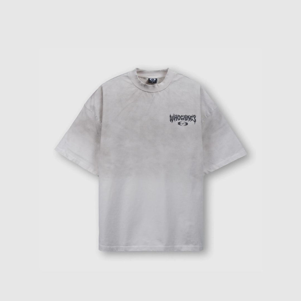 WHOCARES NO FEAR QUOTE TEE WHITE