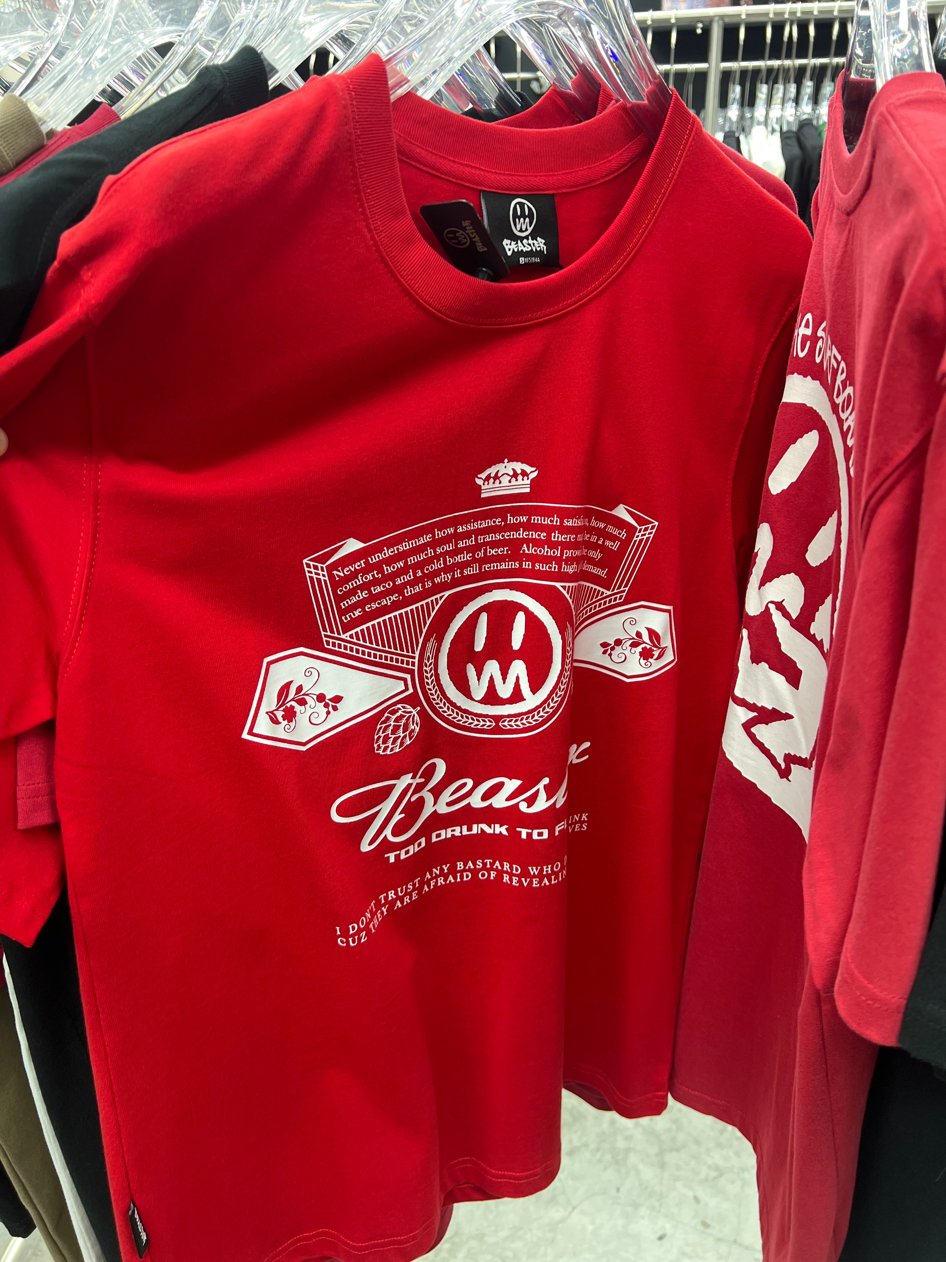 BEASTER TEE 003 RED