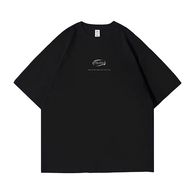 NUTHINK DOTJLIG  TEE BLACK