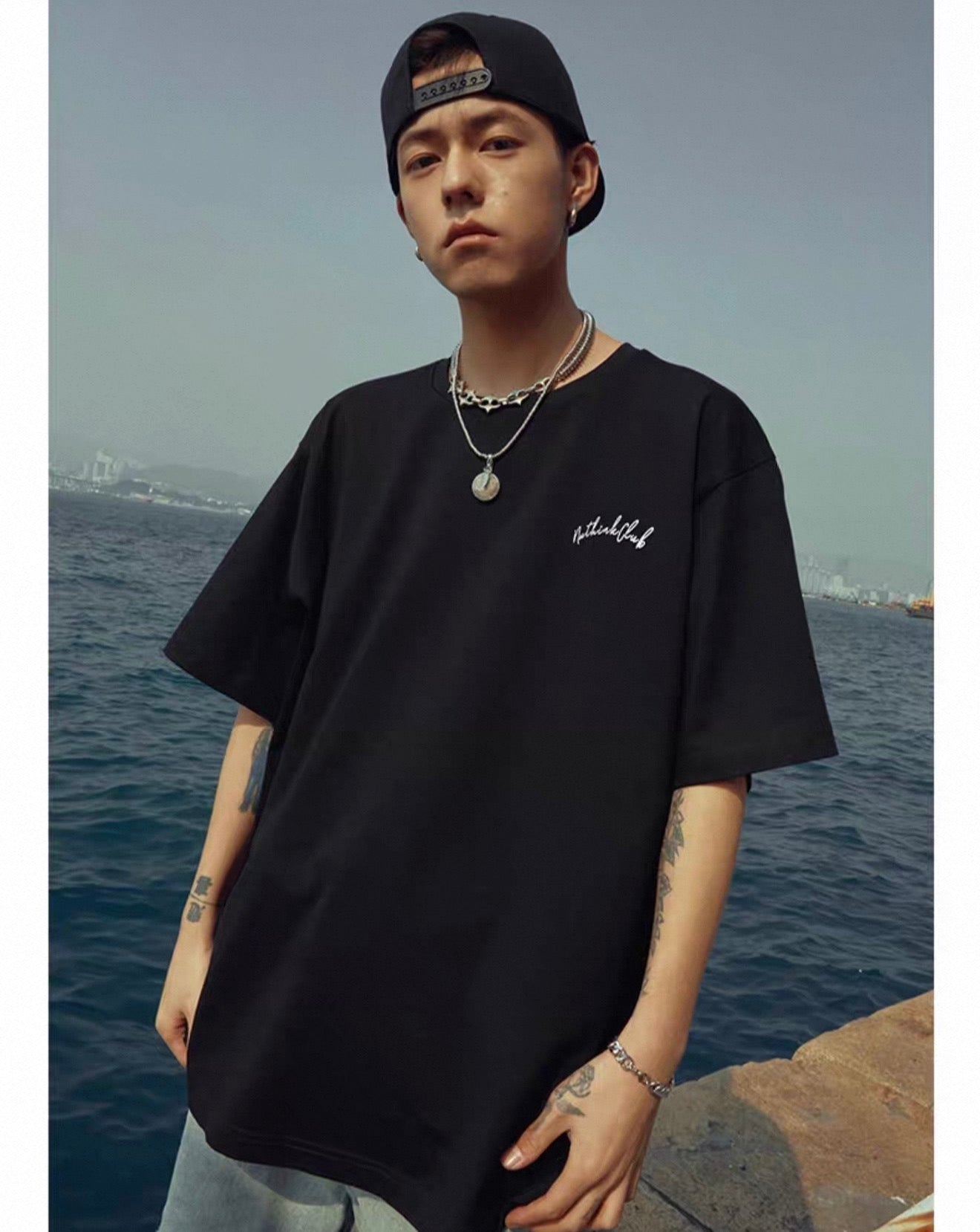 NUTHINK TEE BLACK 012