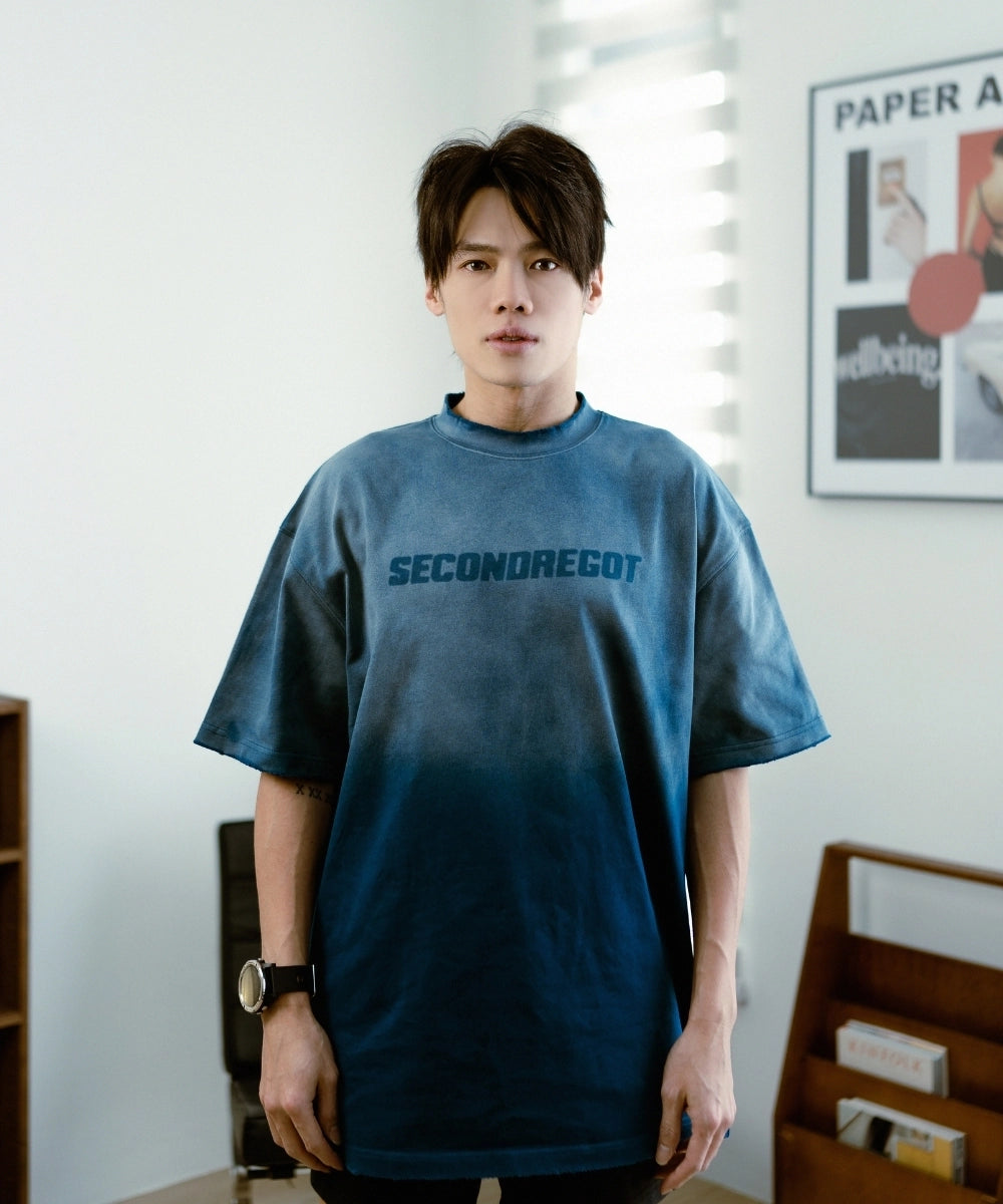 2ND MIST SPRAY TEE BLUE