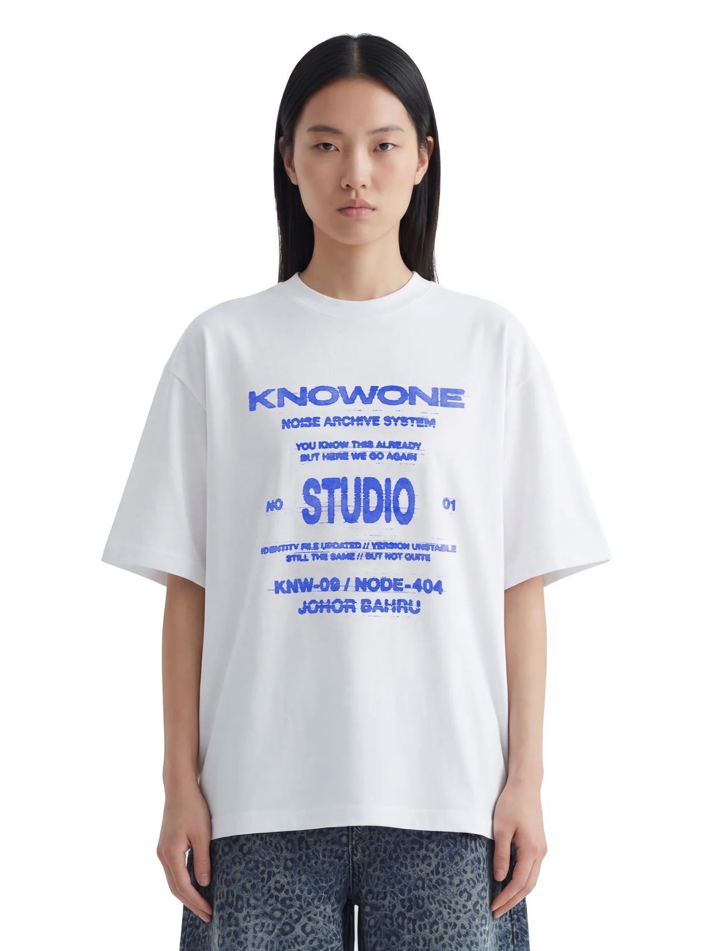 KNOWONE NOISE ARCHIVE TEE WHITE