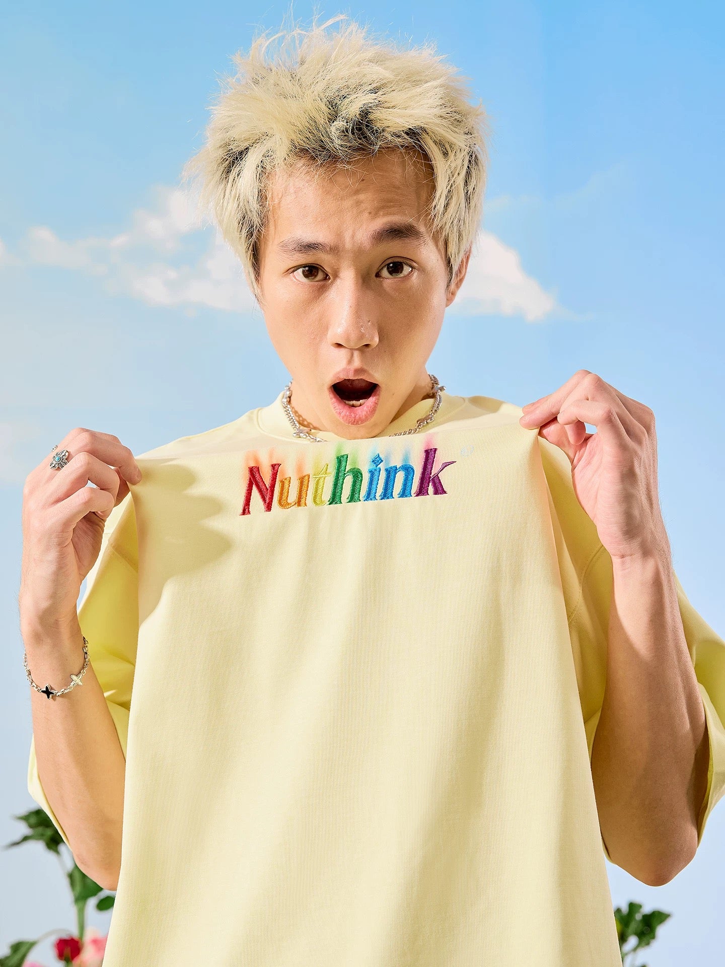 NUTHINK TEE YELLOW 006