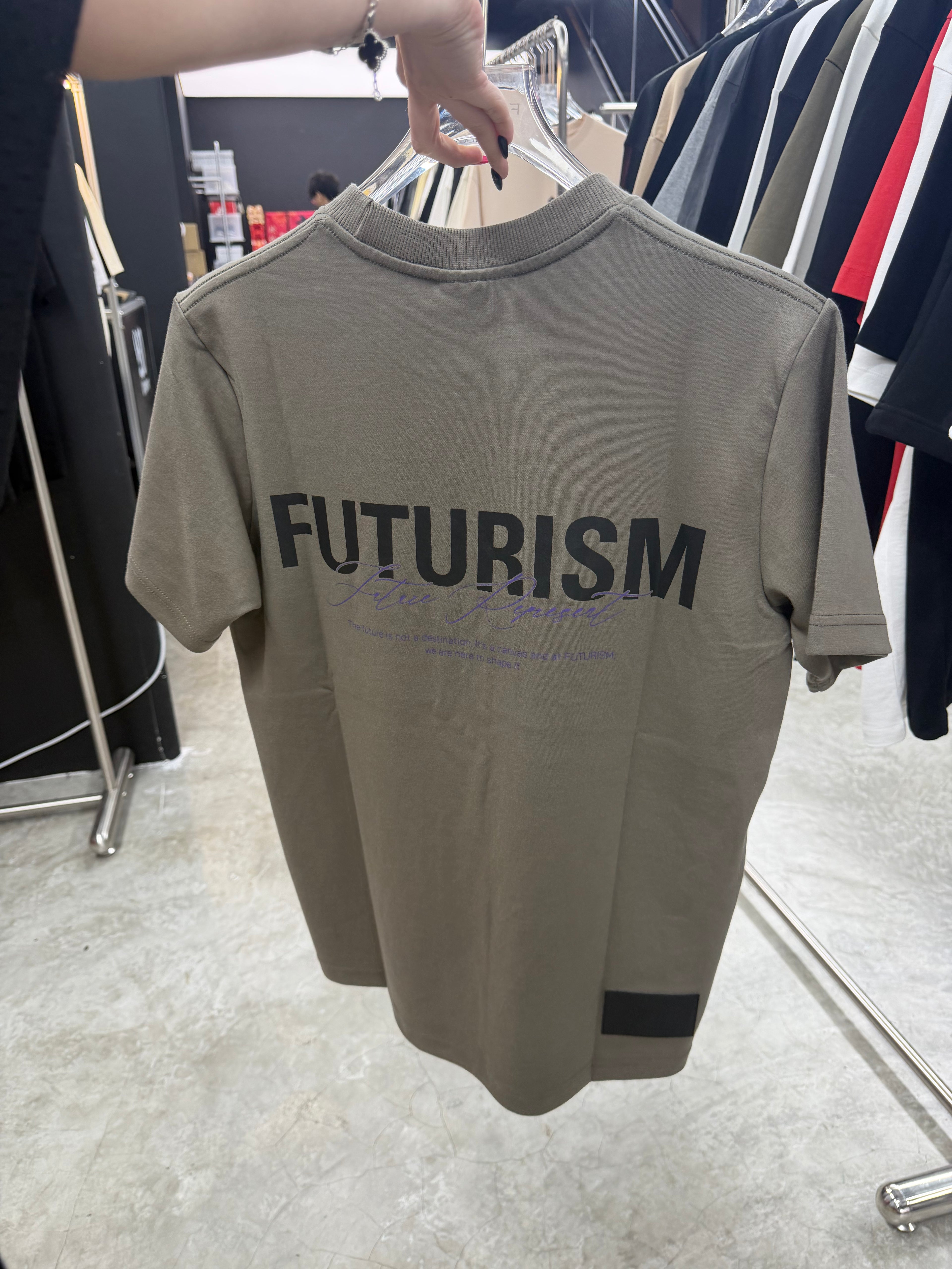 FUTURISM 25  FTRM REPRESENT TEE DARK GREEN